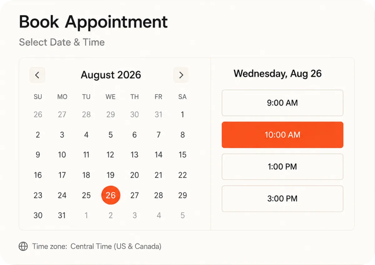 User interface mockup of a mobile chat dialogue box showing an instant automated SMS response to a customer inquiry.
