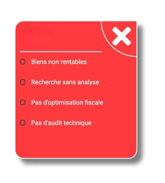 mauvais investissement clé en main