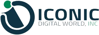 Iconic Digital World - White Logo