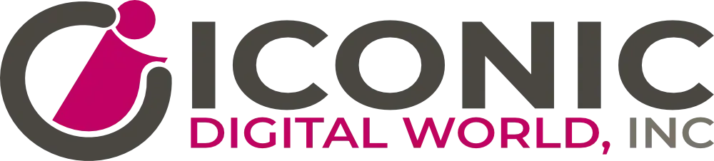 iconic digital world logo