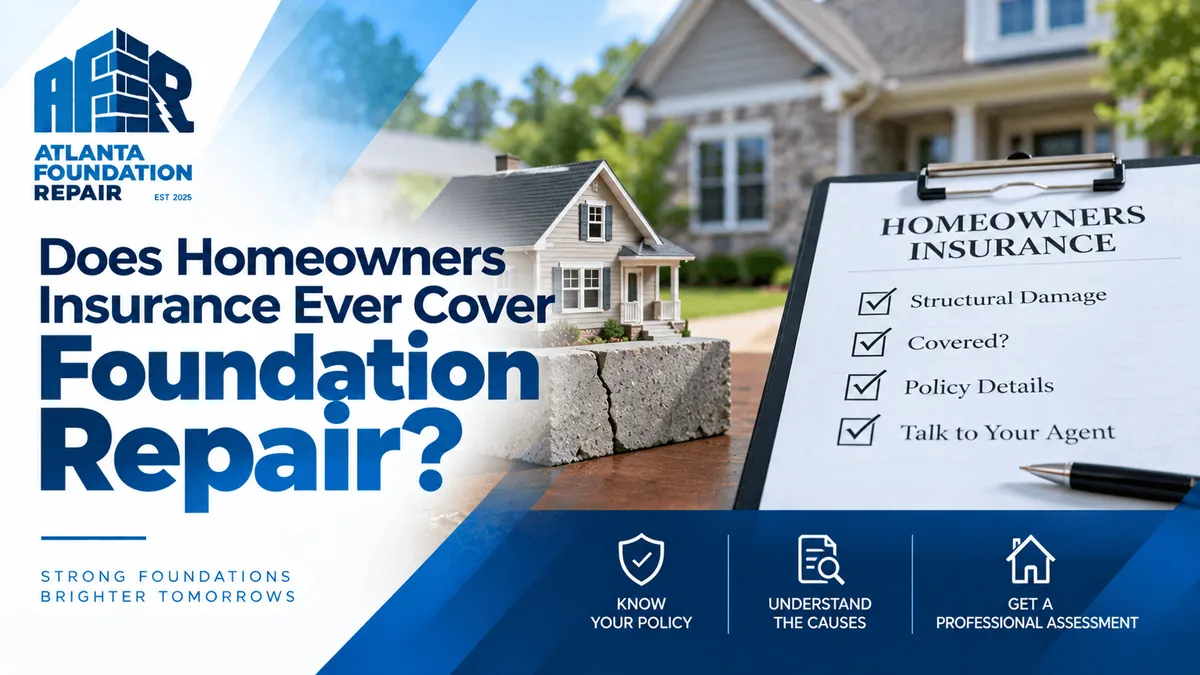 Does Homeowners Insurance Ever Cover Foundation Repair?