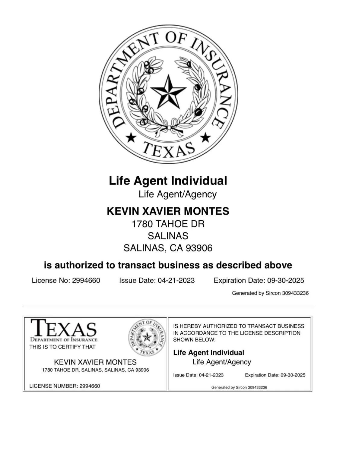 state license