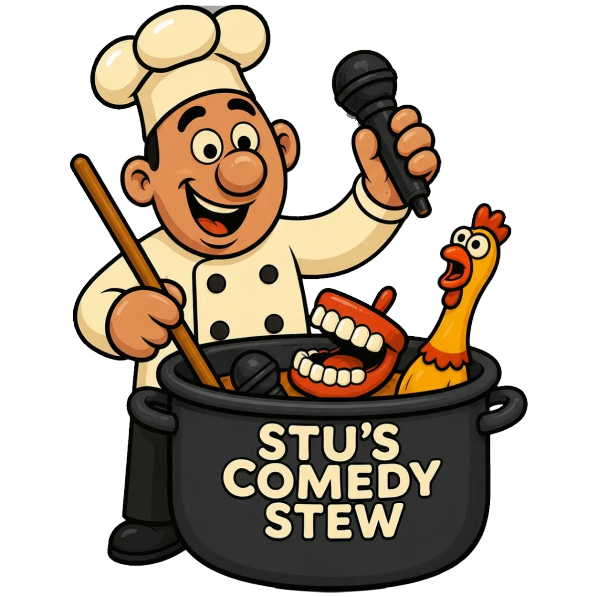 Stu's Comedy Stew Logo