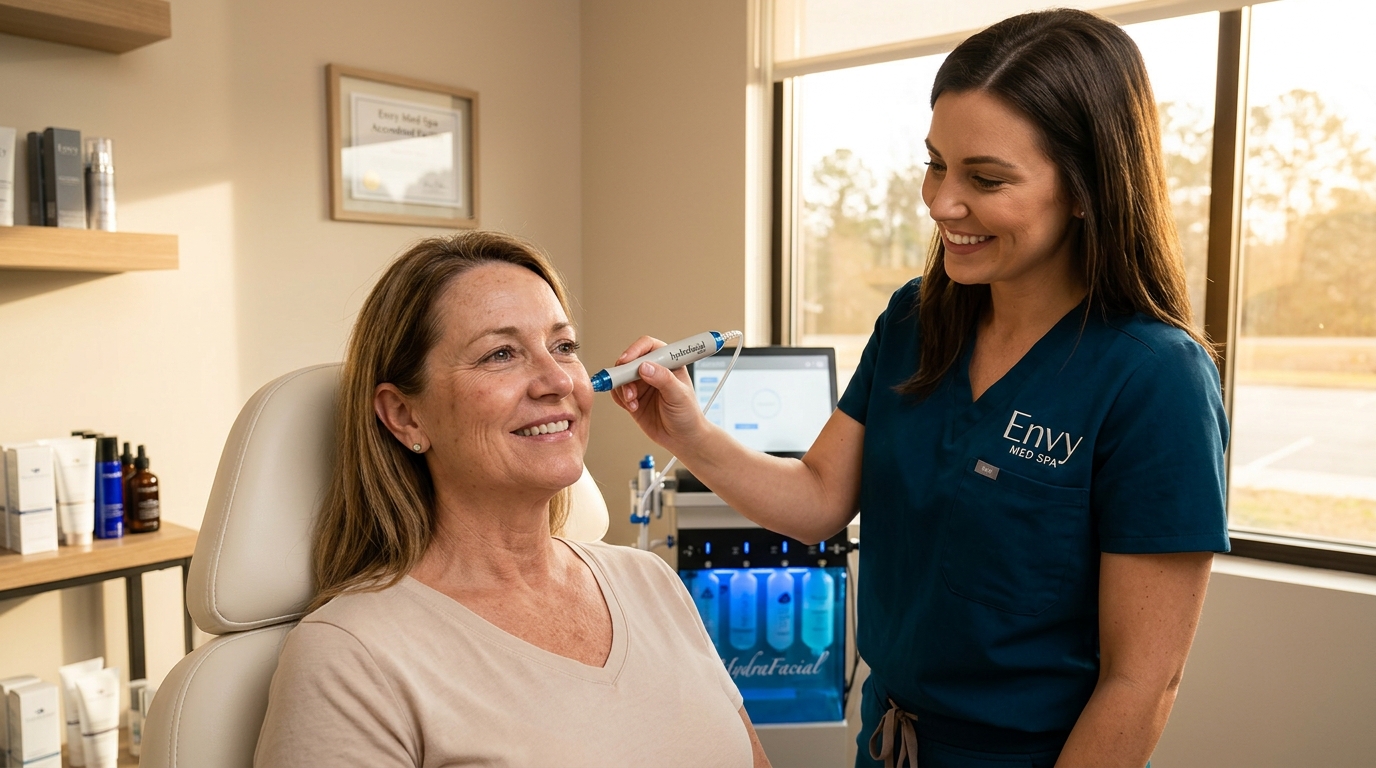 Benefits of HydraFacial for Aging Skin and Acne Scars in GA