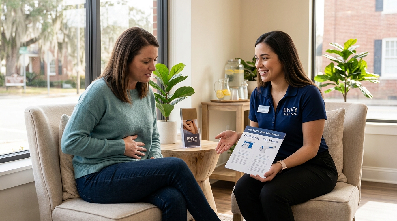 Comparing CoolSculpting vs Cryo T-Shock for fat reduction? Discover which body contouring treatment is best for your goals in Albany, Thomasville, and Valdosta, GA.