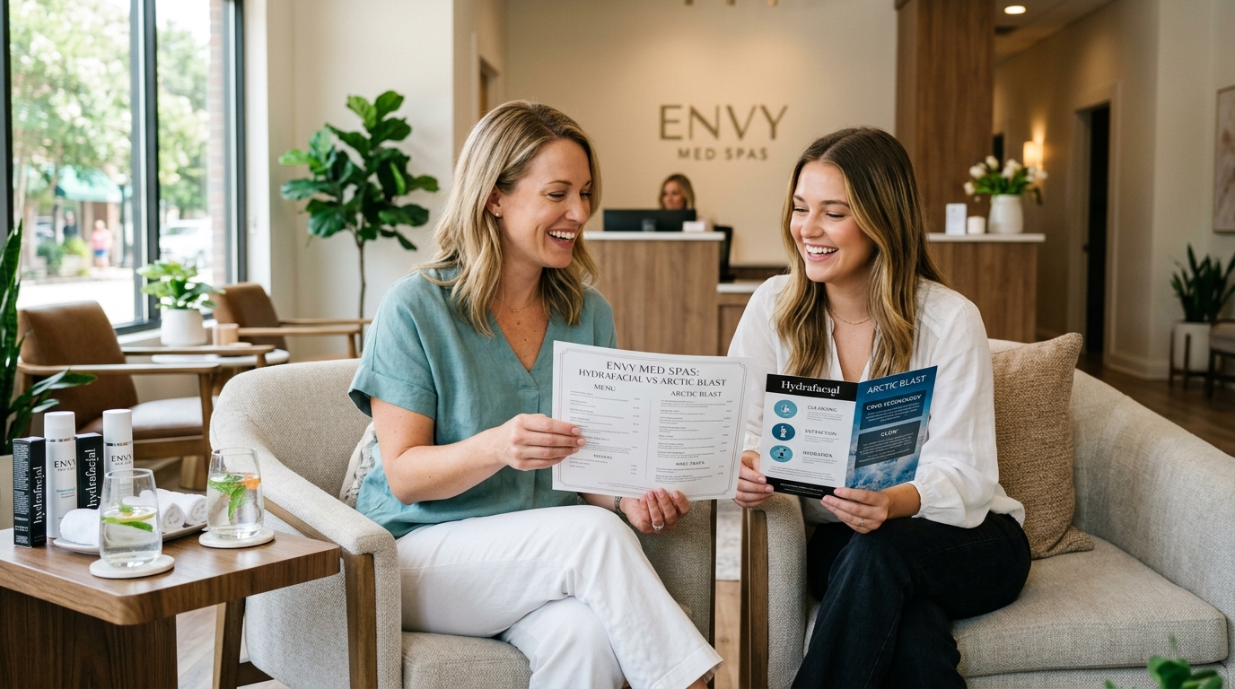 HydraFacial vs Arctic Blast Facial for Glowing Skin in GA