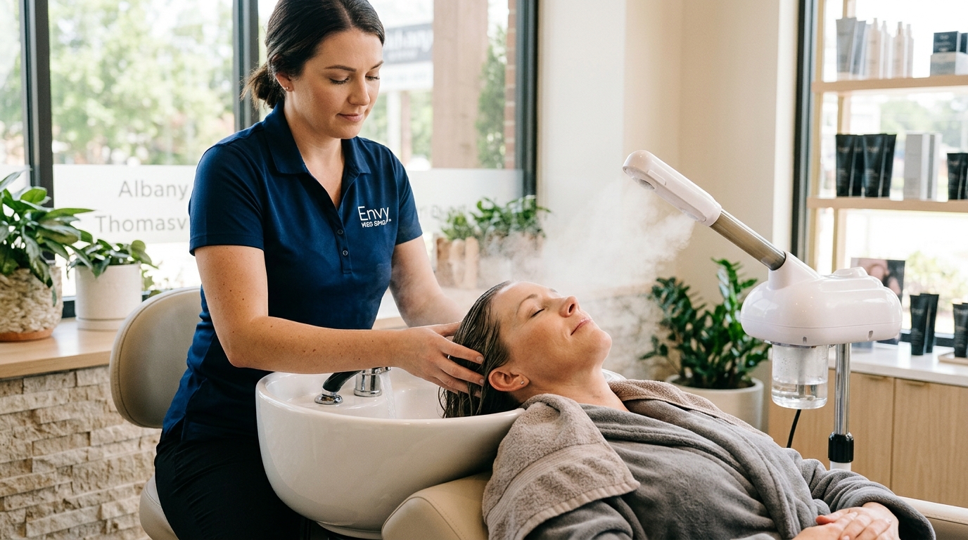 What is a Head Spa Treatment for Scalp Health? | Envy Med Spas