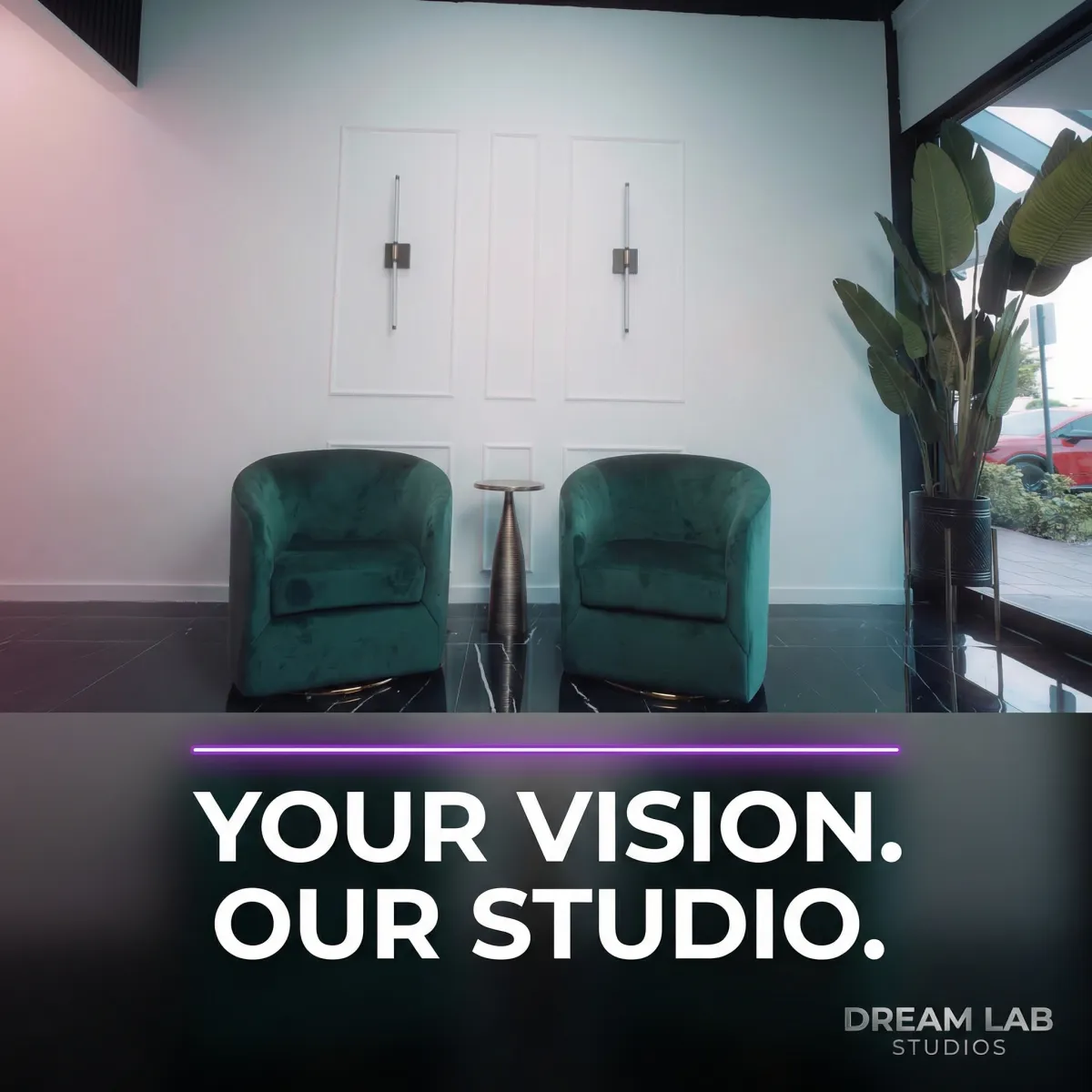 Studio lighting and camera rig