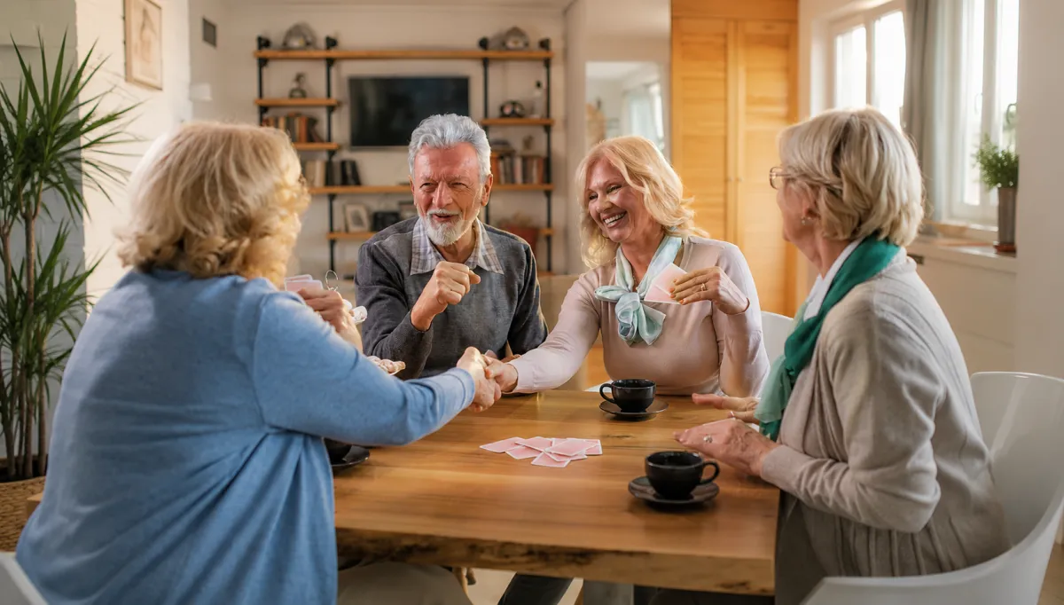 Senior exploring assisted living options