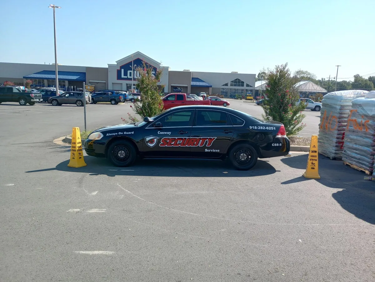 Police standing on road