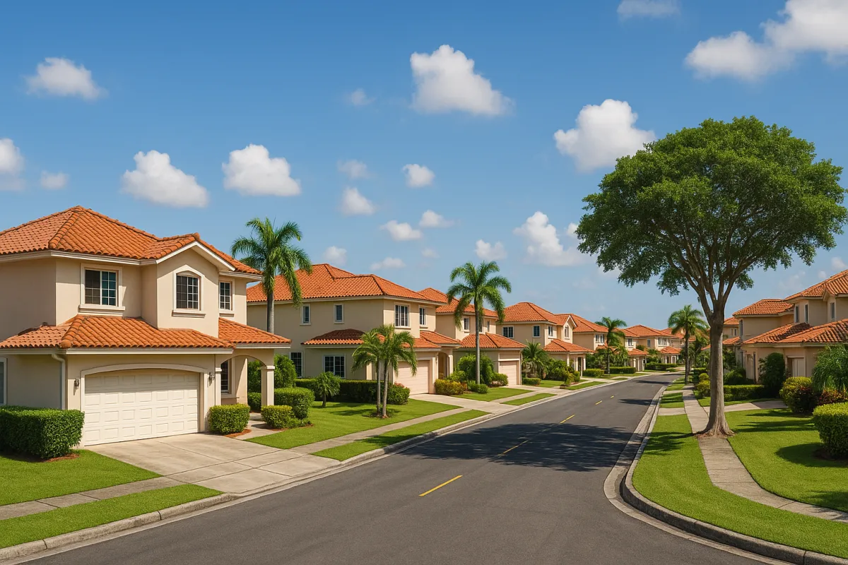 A white sensor sits in front of foliage.
