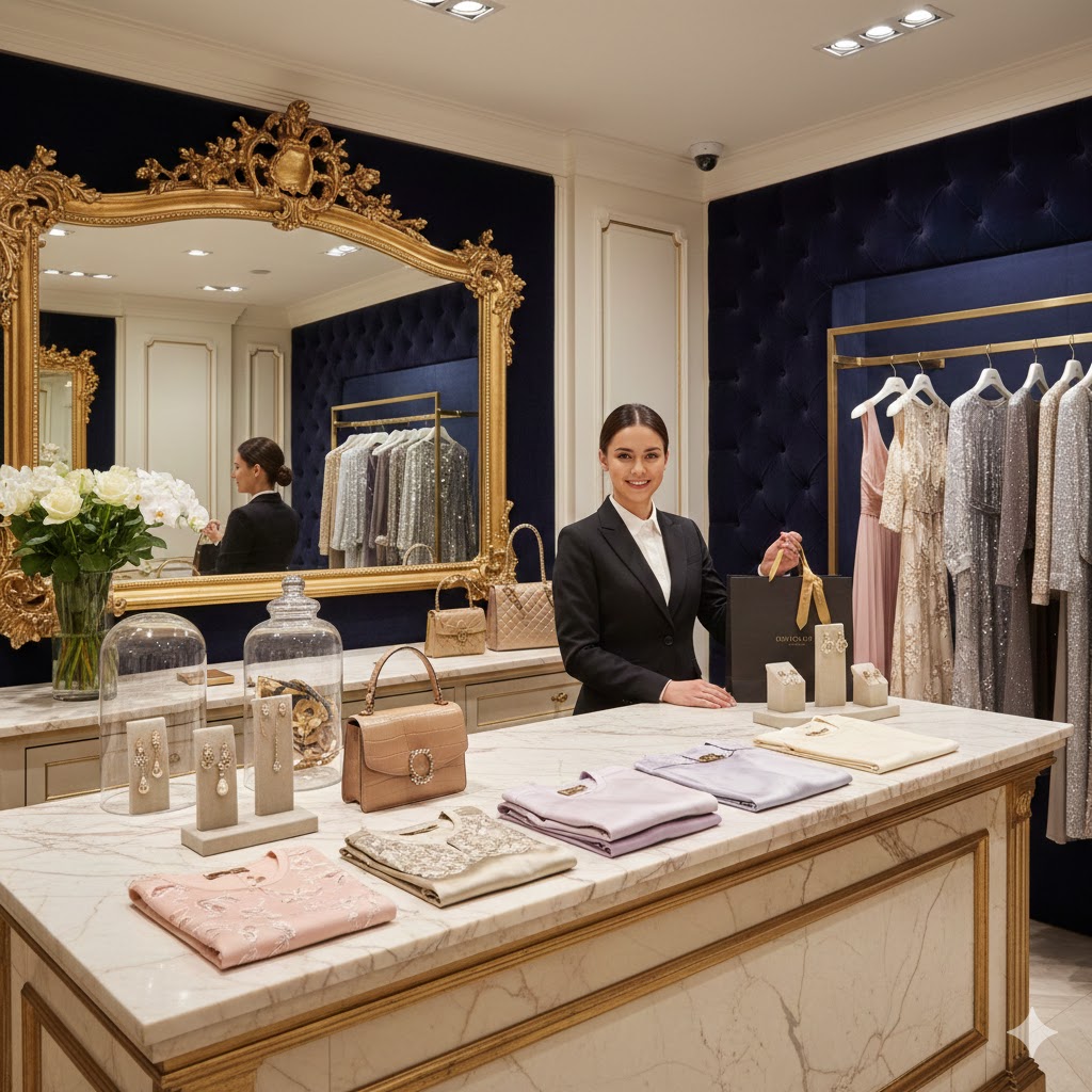 Detalle de vestido plisado color marfil sobre maniquí, textura visible, fondo rosa pastel, luz suave, sin modelo, enfoque en la tela y el diseño