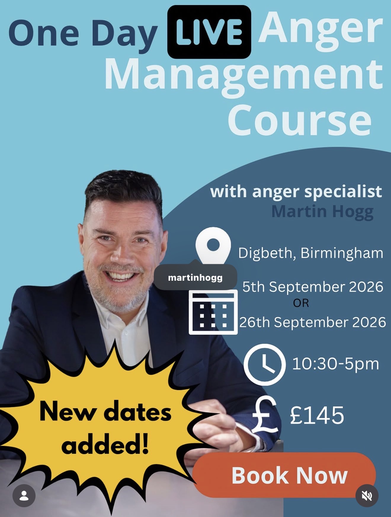 anger management courses Birmingham and online