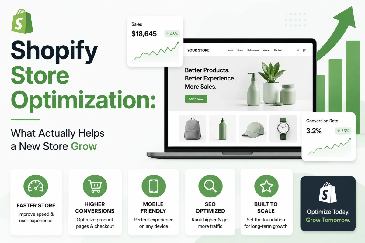 Shopify Store Optimization: What Actually Helps a New Store Grow