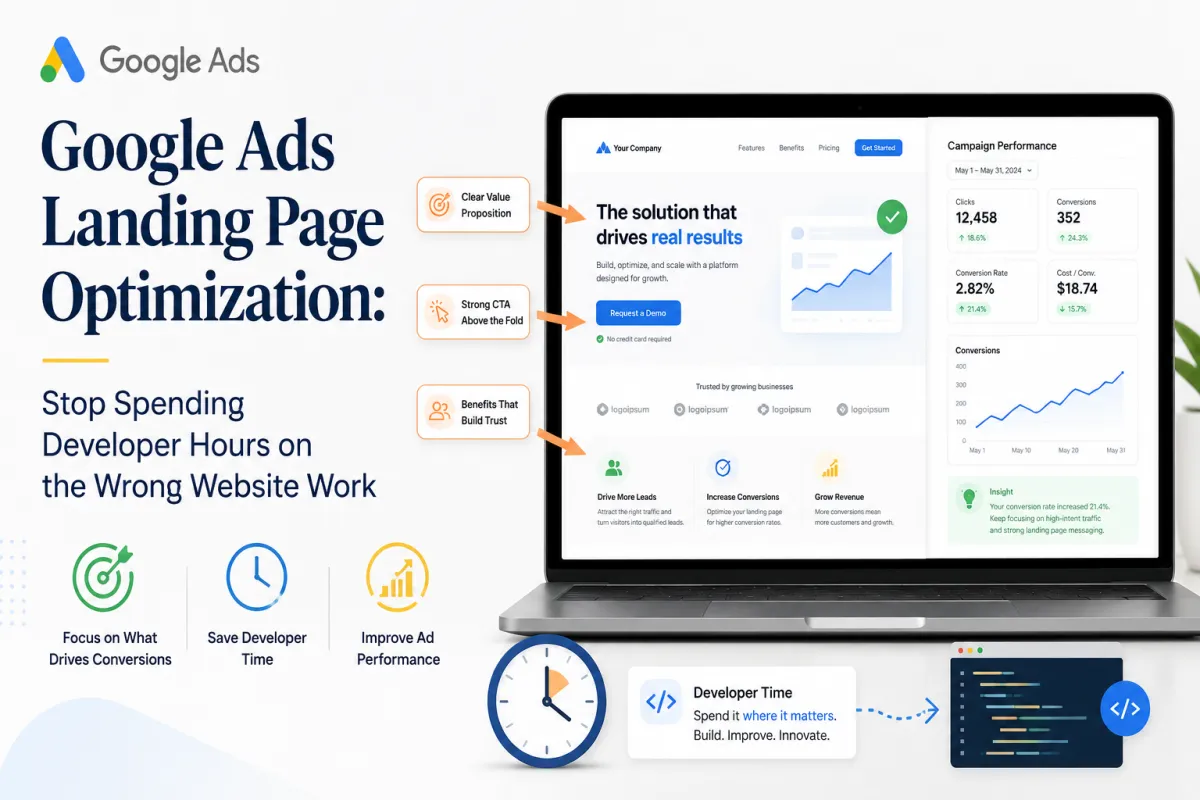 Google Ads Landing Page Optimization: Stop Spending Developer Hours on the Wrong Website Work