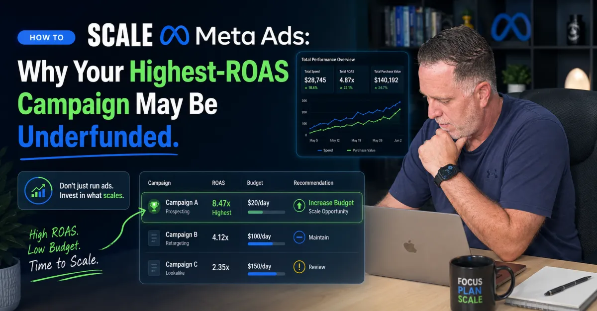 How to Scale Meta Ads: Why Your Highest-ROAS Campaign May Be Underfunded