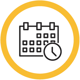 Schedule services as needed