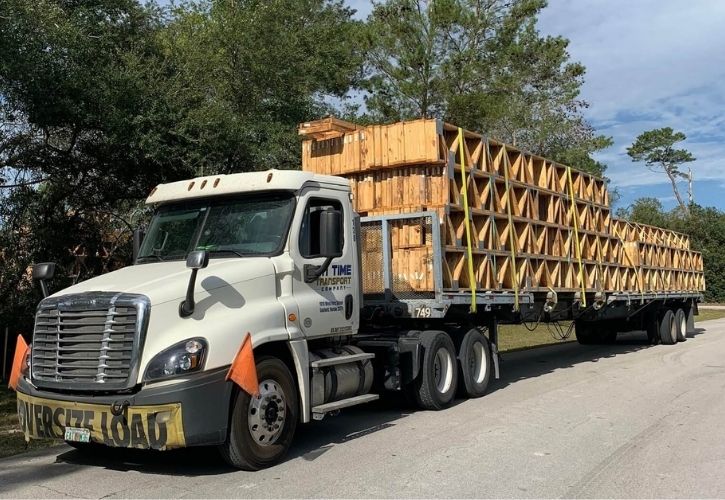 Building Truss Transport