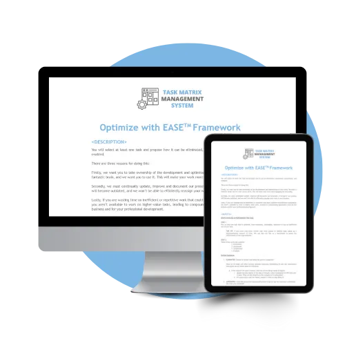 The Optimize With EASE™ Framework Logo