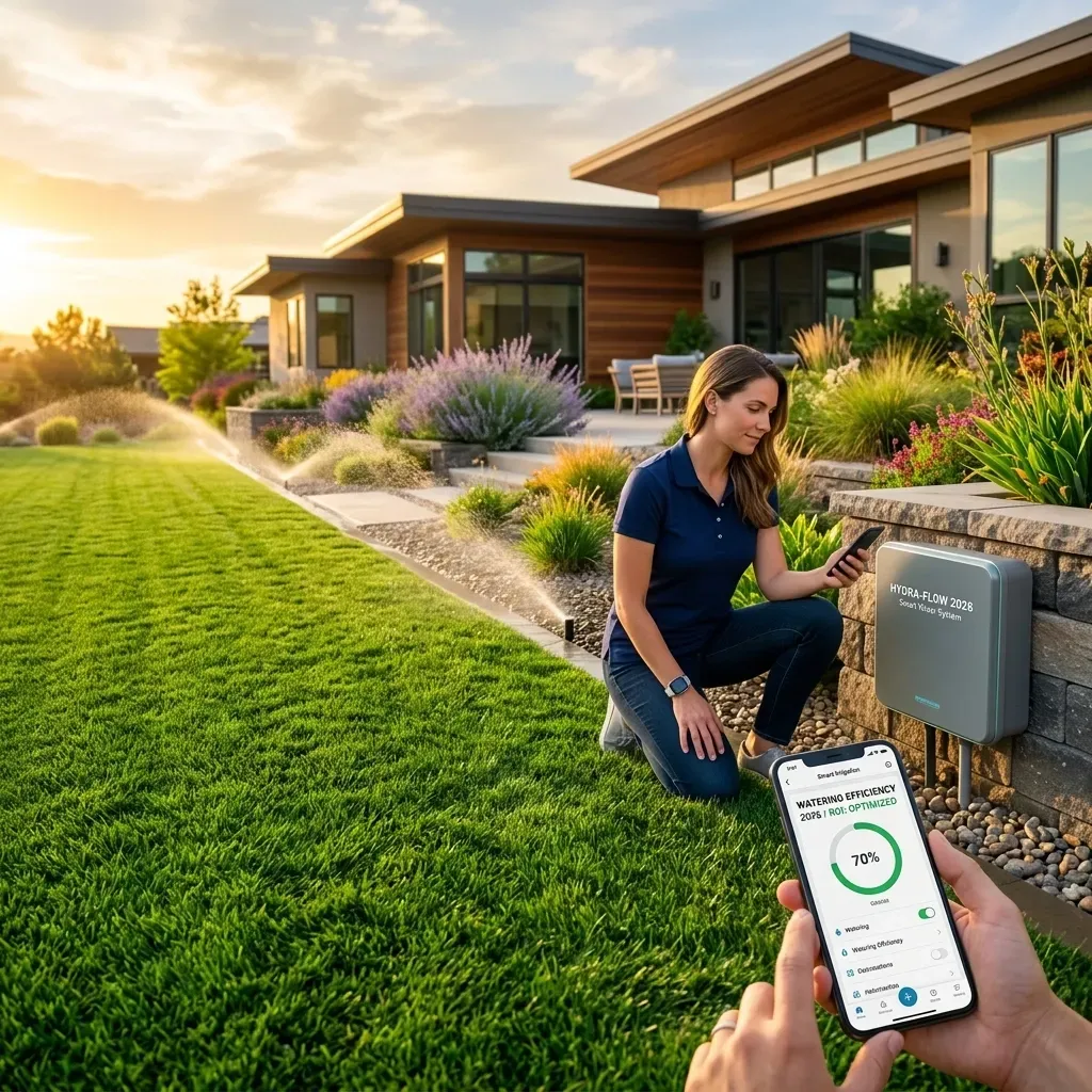 Watering Lawn