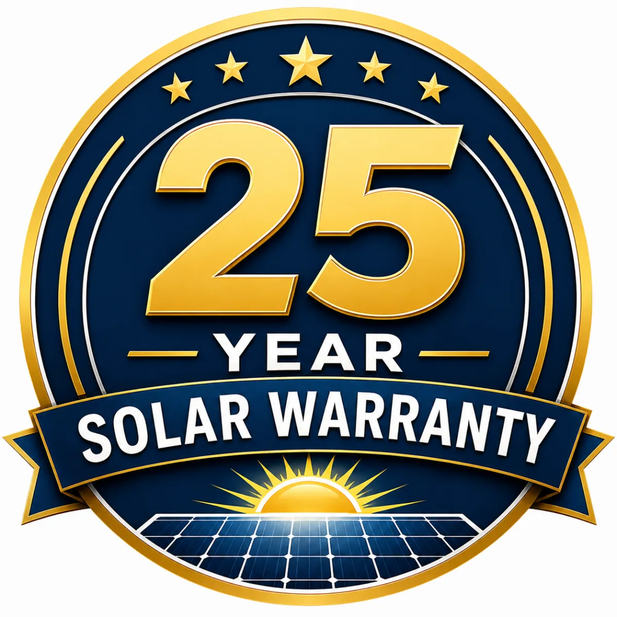 1-Day Install logo featuring a house with solar panels, emphasizing quick installation for roofing and solar services.