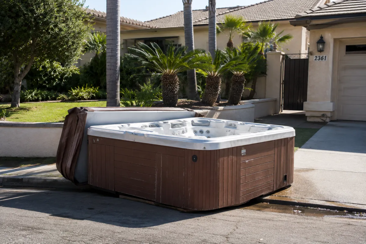 Lake Elsinore Hot Tub Removal