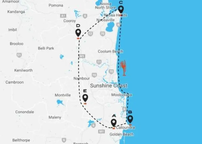 Oceanview Helicopters - Sunshine Coast & Caloundra - Beach Blast Flight ath