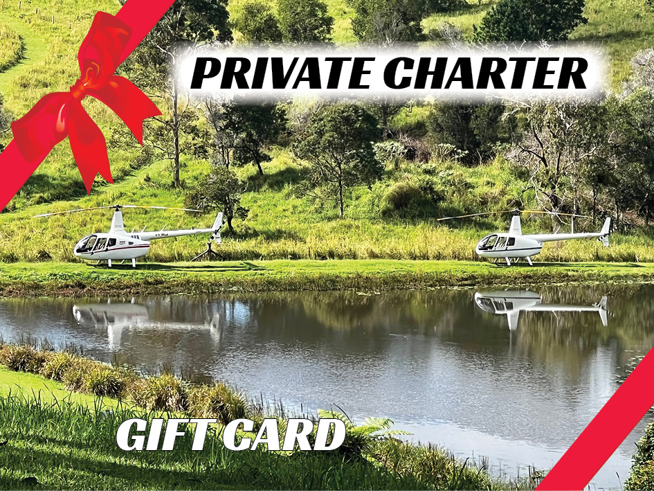 Coastal Explorer Gift Card Queensland helicopter tour
