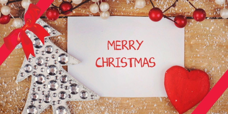 Merry Christmas Gift Card — Oceanview Helicopters