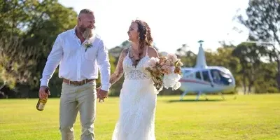 Helicopter weddings and elopements Sunshine Coast