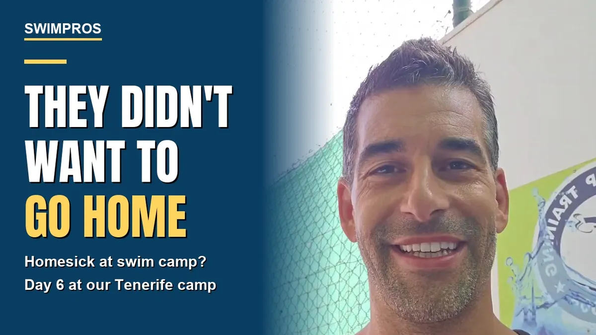 David Karasek at Tenerife Top Training on day 6 of the Swimpros October camp, where the swimmers did not want to go home
