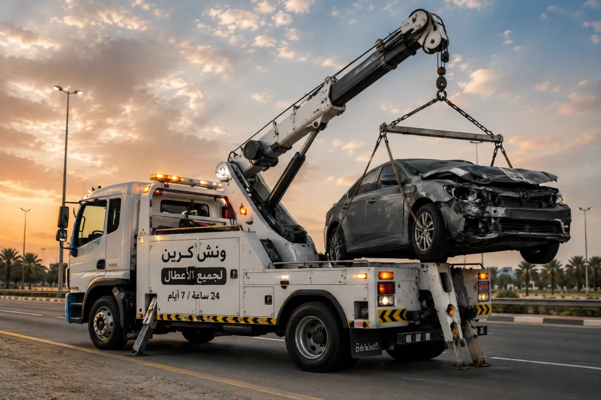 ونش كرين لجميع الأعطال