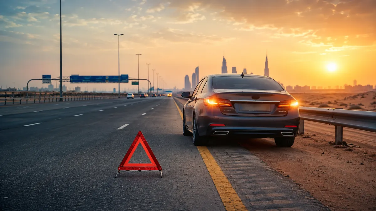 تعطلت سيارتك فجأة على طرق الكويت السريعة