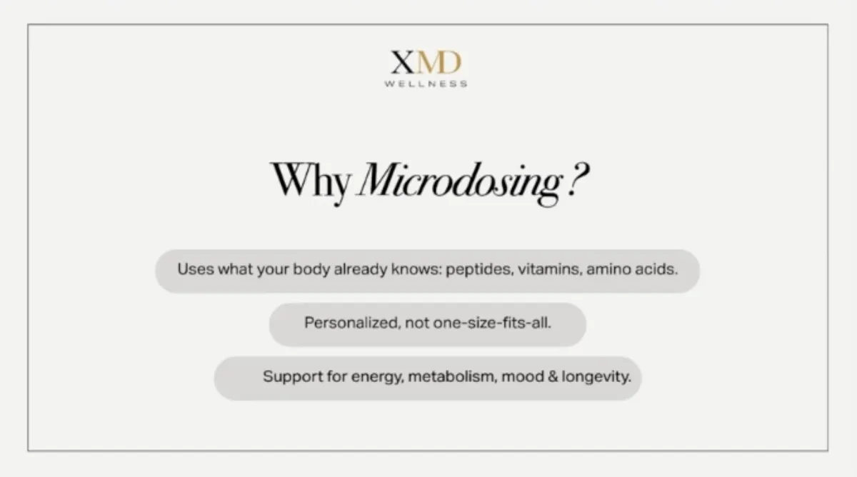Licensed provider overseeing safe microdosing