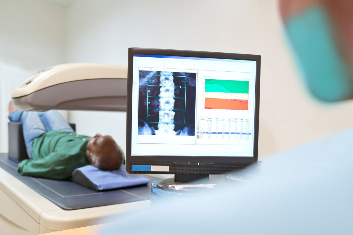 Close-up of cortisone injection for inflammatory joint pain