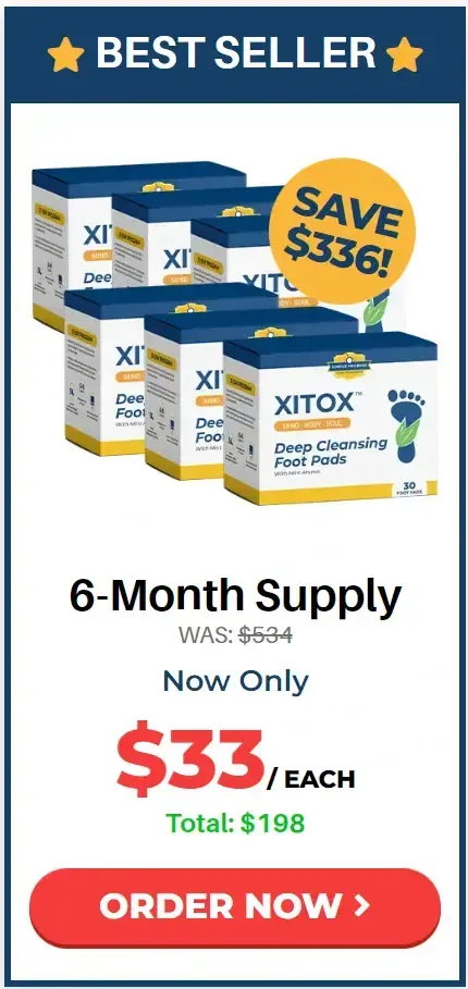 Xitox Foot Pads-buy-6-pack