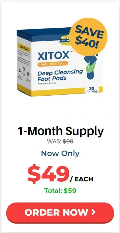 Xitox Foot Pads-buy-1-pak