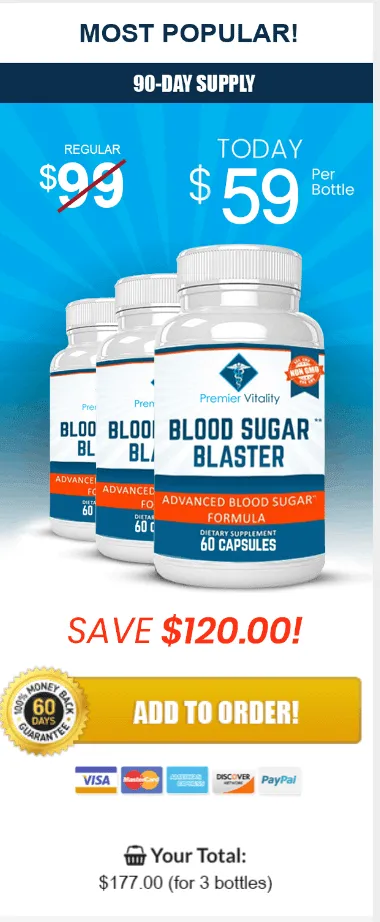 blood sugar blaster 6 bottles