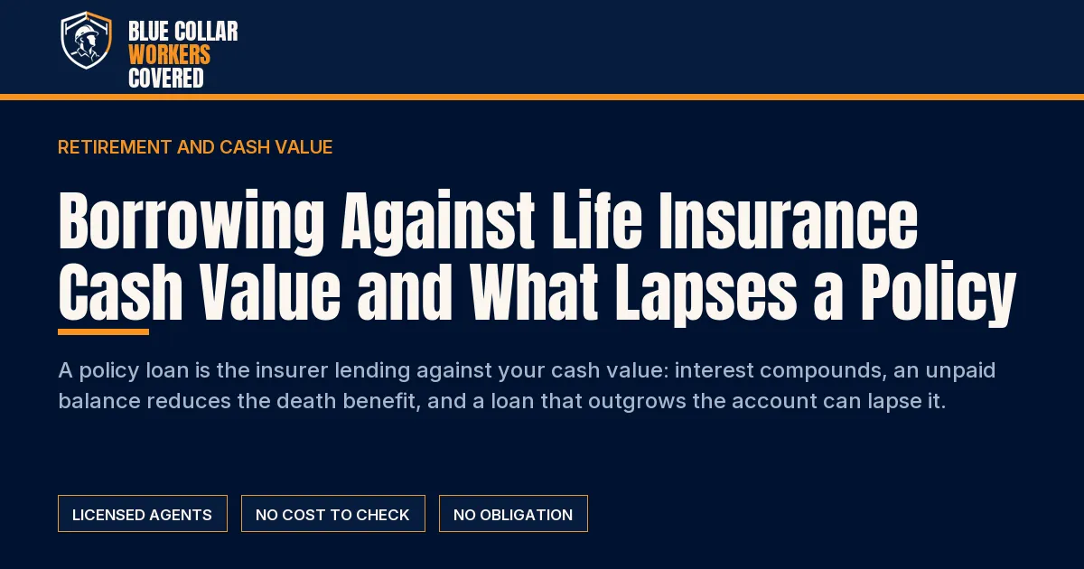 Borrowing Against Life Insurance Cash Value and What Lapses a Policy