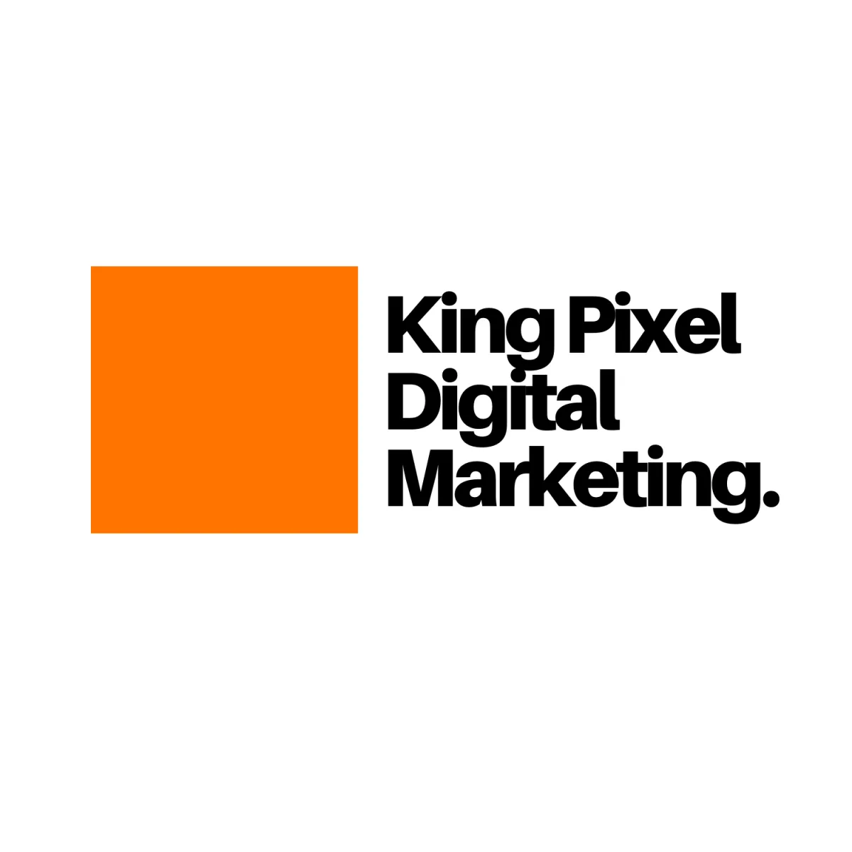 homepage of king pixel digital marketing
