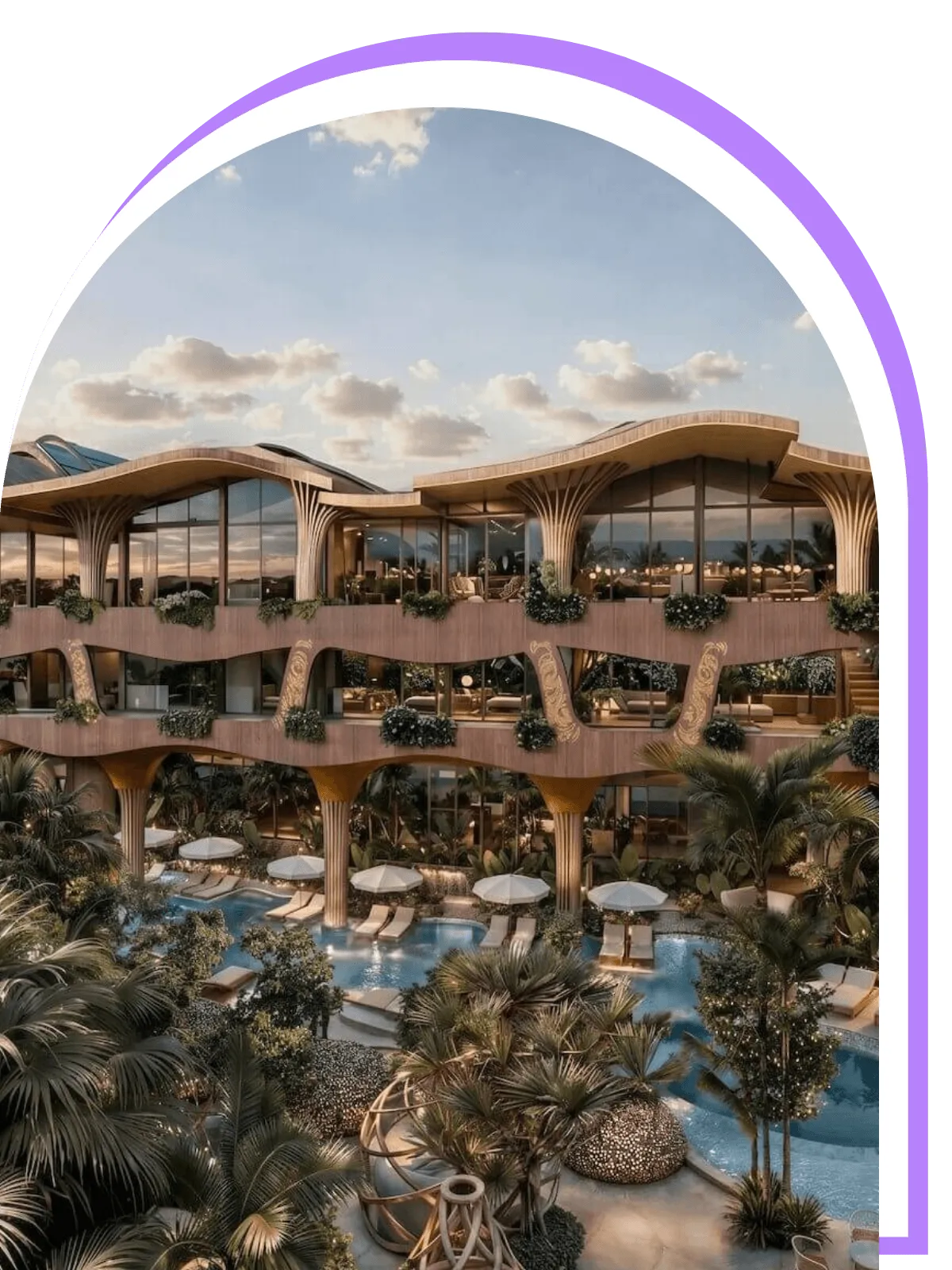 Integrated wellness facilities at The Wylder Bali