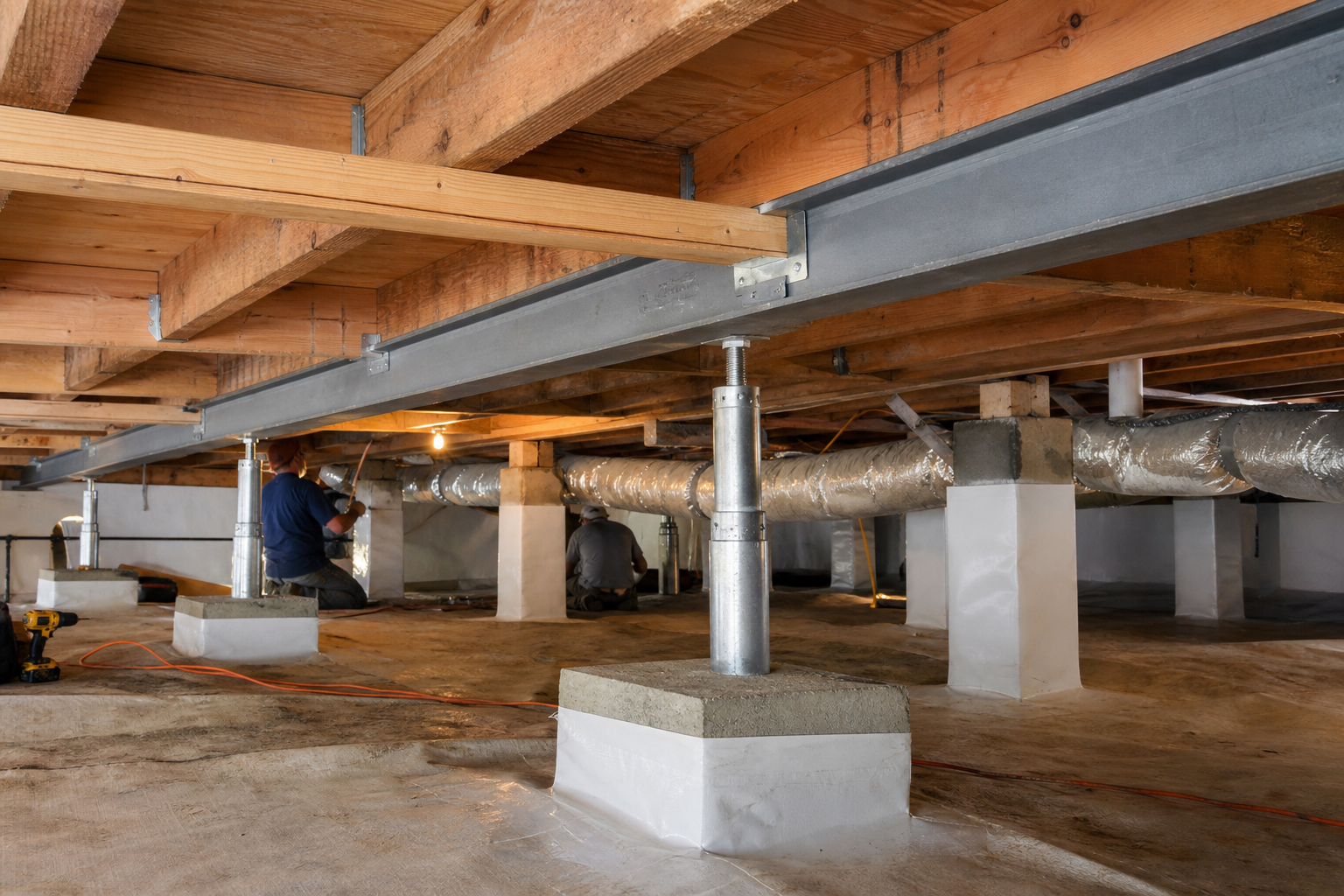 Floor Joist Reinforcement & Subfloor Support in Hoover