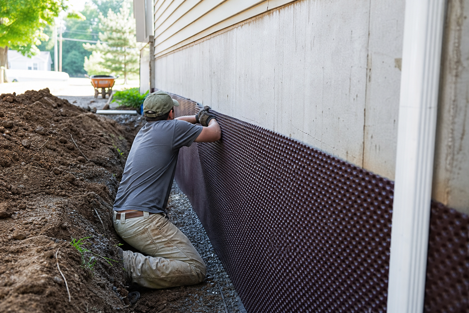 Foundation Moisture Protection & Leak Control in Hoover
