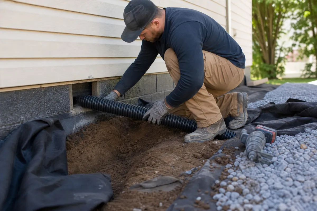 Alabaster Crawl Space Moisture & Drainage Solutions