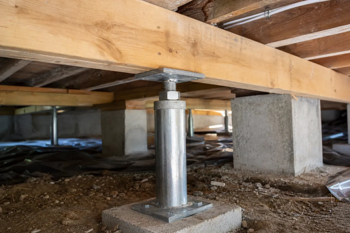 Tuscaloosa Crawl Space Support Jack Installation