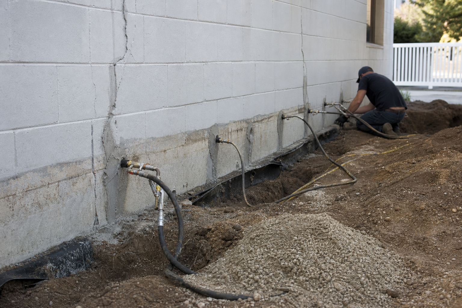 Structural Crack Repair & Settlement Correction in Hoover