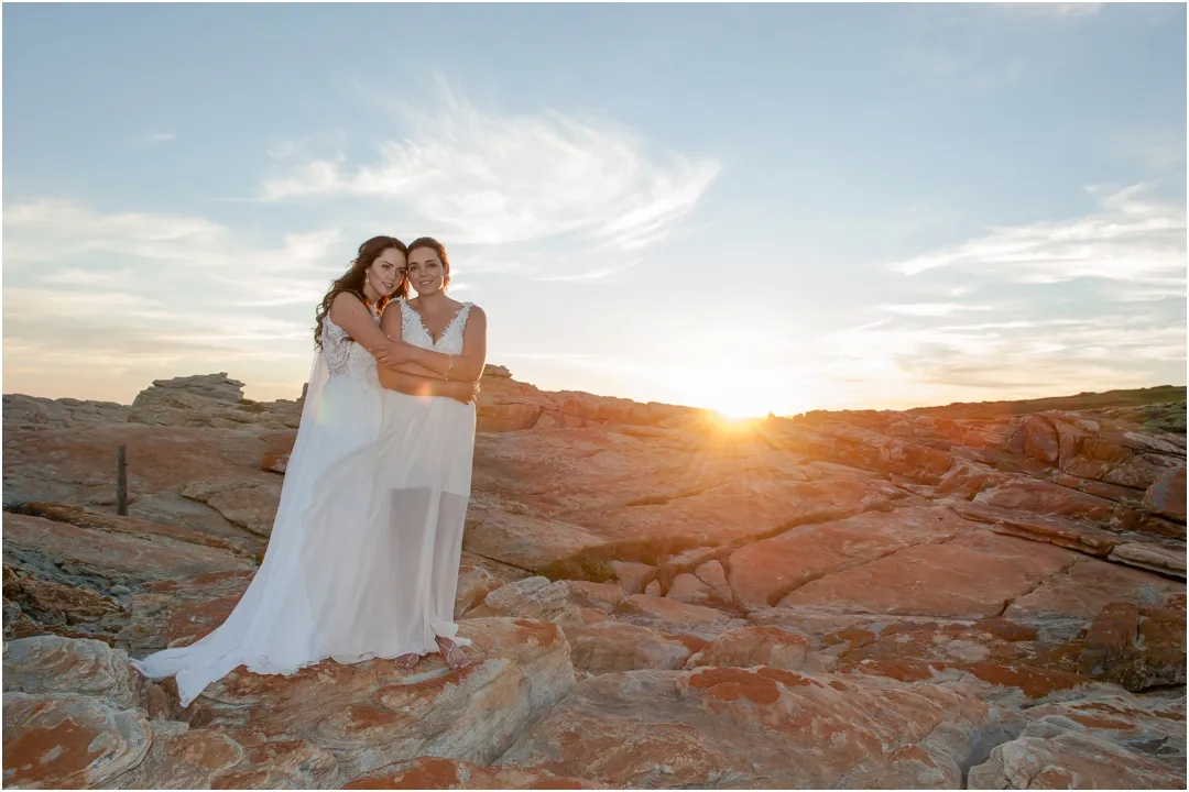Megan and Mignon get married in Cape St Francis Resort