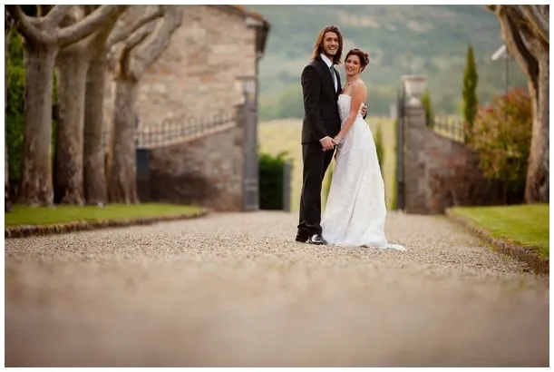 wedding photographer at Villa Le Selva Tuscany Italy