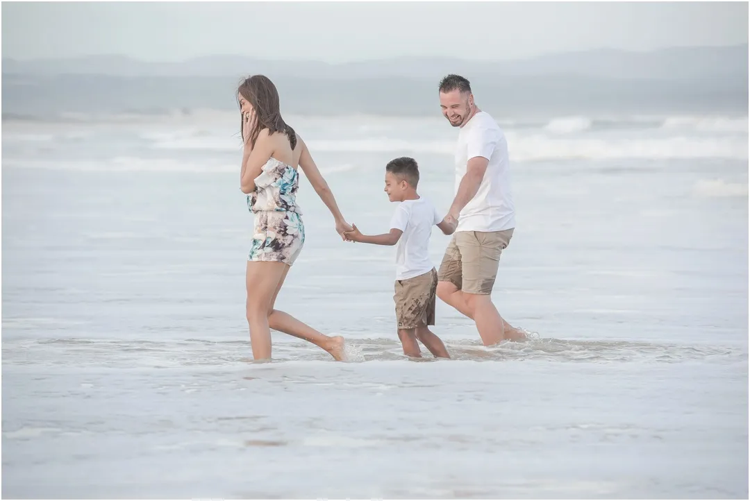Fun Family Portrait session in J bay