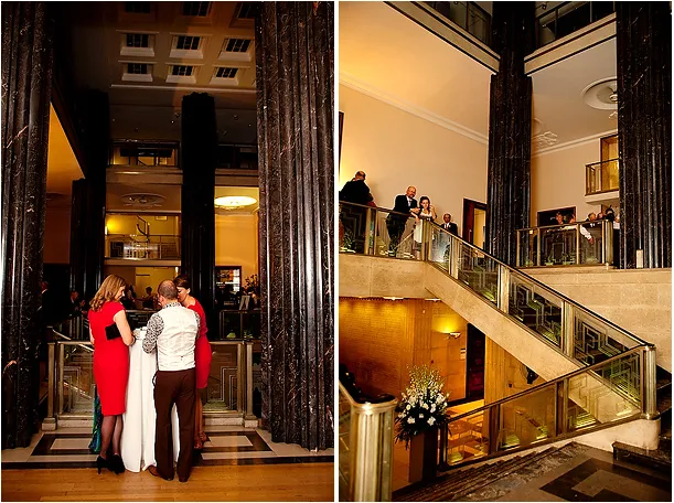 London Wedding Reception at RIBA Gallery